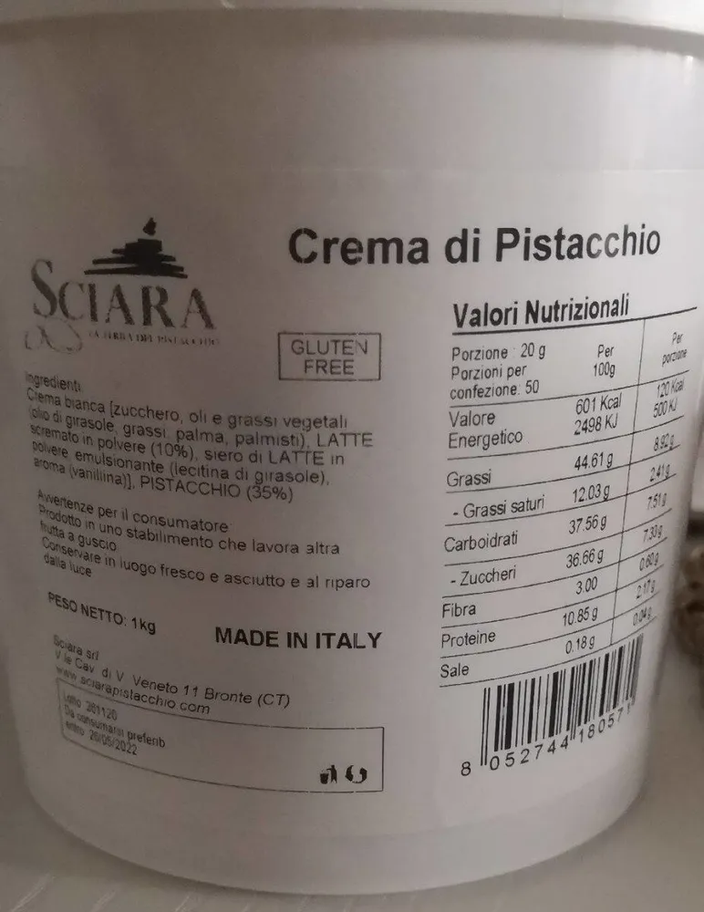 Crema di pistacchio