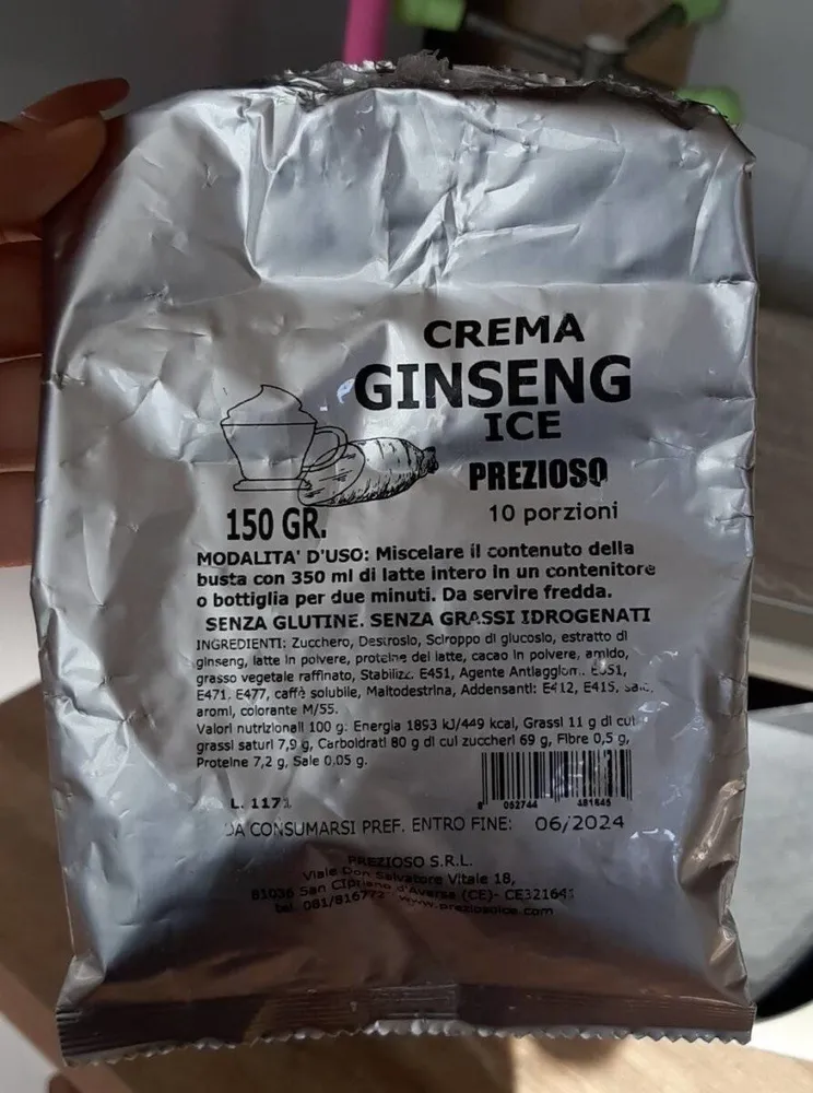 Crema ginseng ice