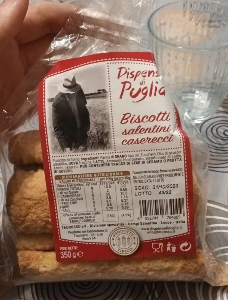 Dispensa di Puglia biscotti salentini caserecci
