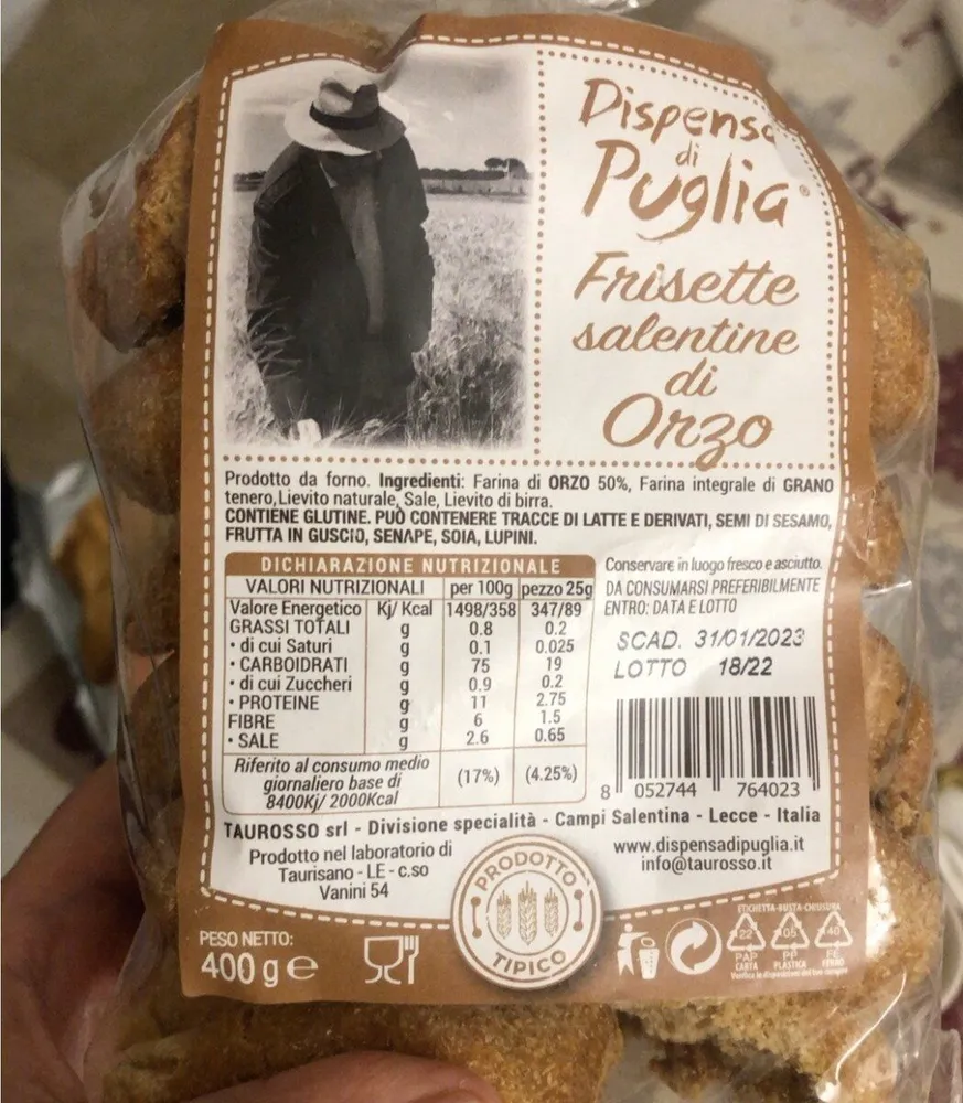 Friselle salentine di orzo