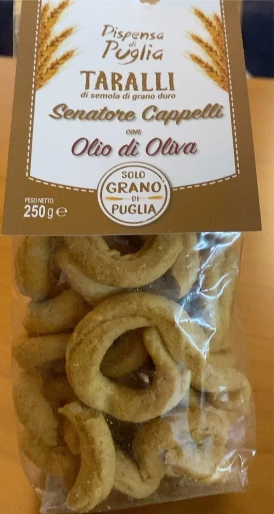 Taralli di semola Senatore Cappelli con Olio di oliva