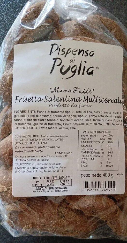 Frisetta salentina multicereali