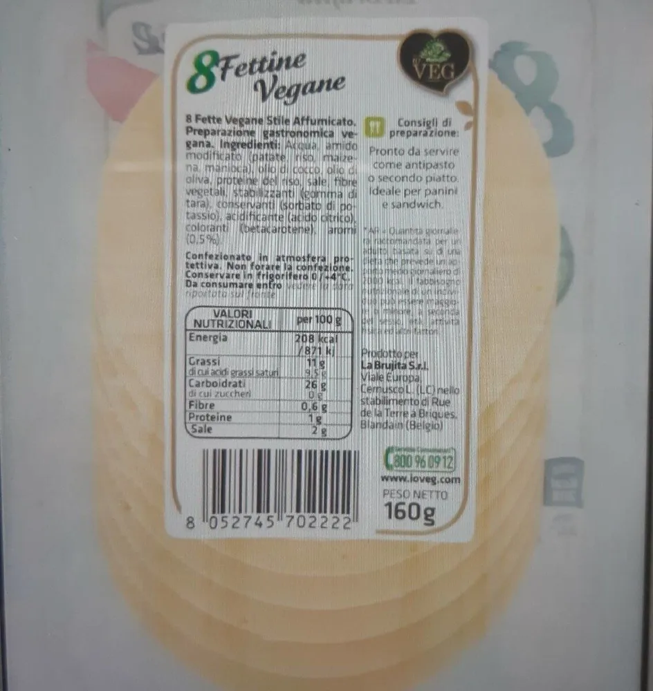 Io veg, fettine vegane stile affumicato