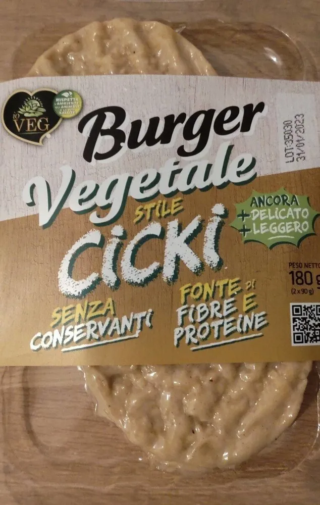 Burger Vegetale Cicki