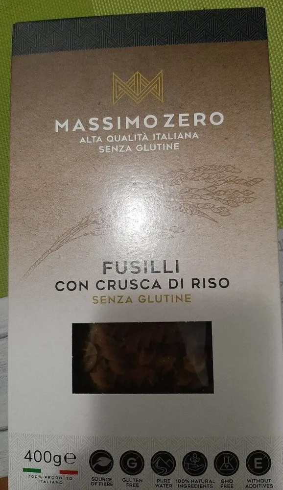 Fusilli con crusca di riso