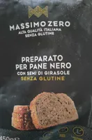 Preparato per pane con semi di girasole senza glutine