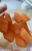 Melone fresco a cubetti