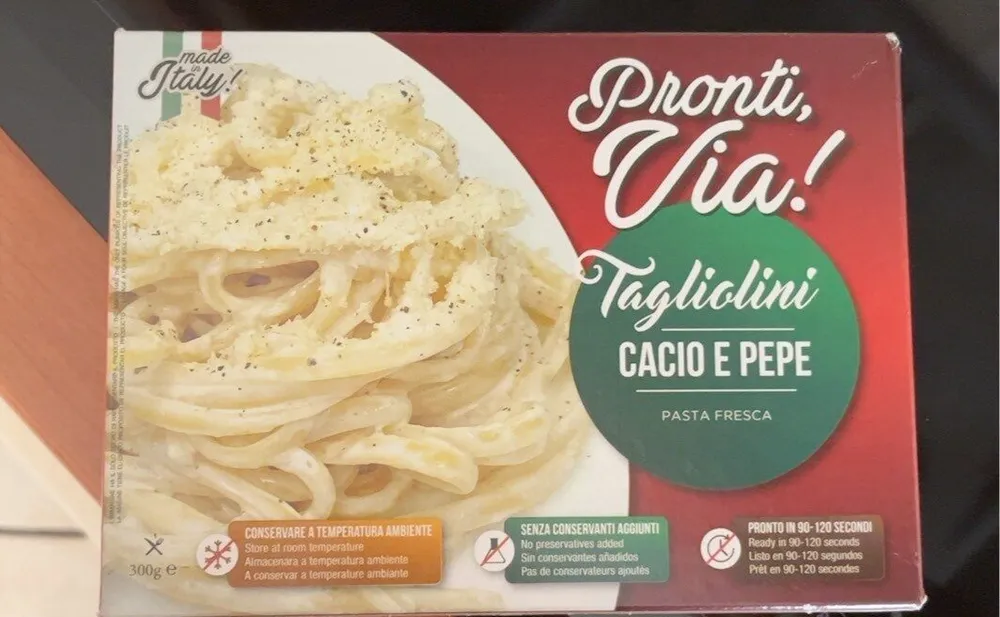 Tagliolini cacio e pepe
