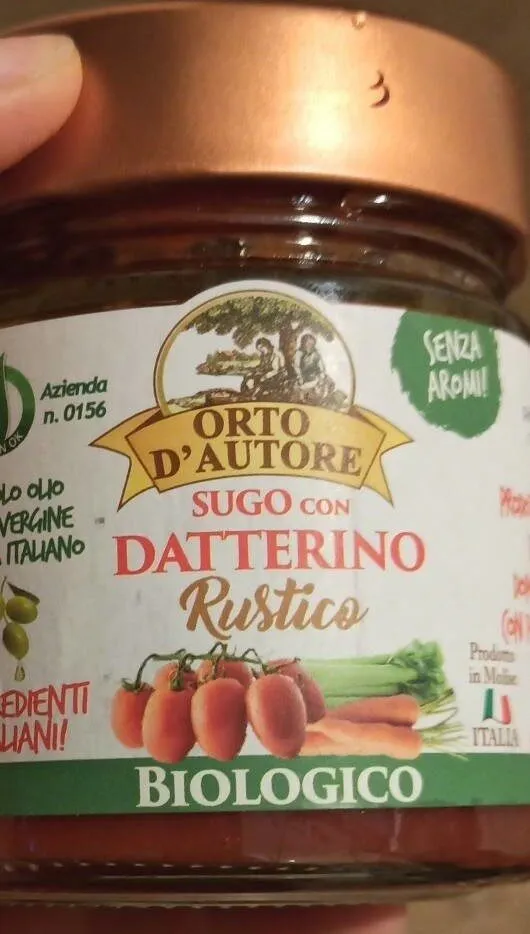 Sugo con datterino rustico