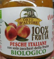 100% frutta pesche italiane