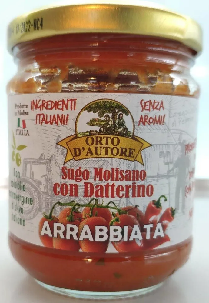 Sugo Molisano con Datterino, Arrabbiata