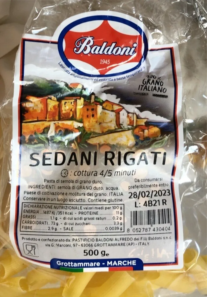 Sedani Rigati