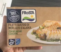 Filetti gustosi di merluzzo d’alaska con melanzane e zucchine