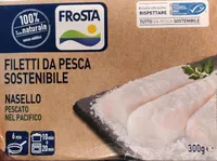 Filetti di nasello pescato nell'oceano