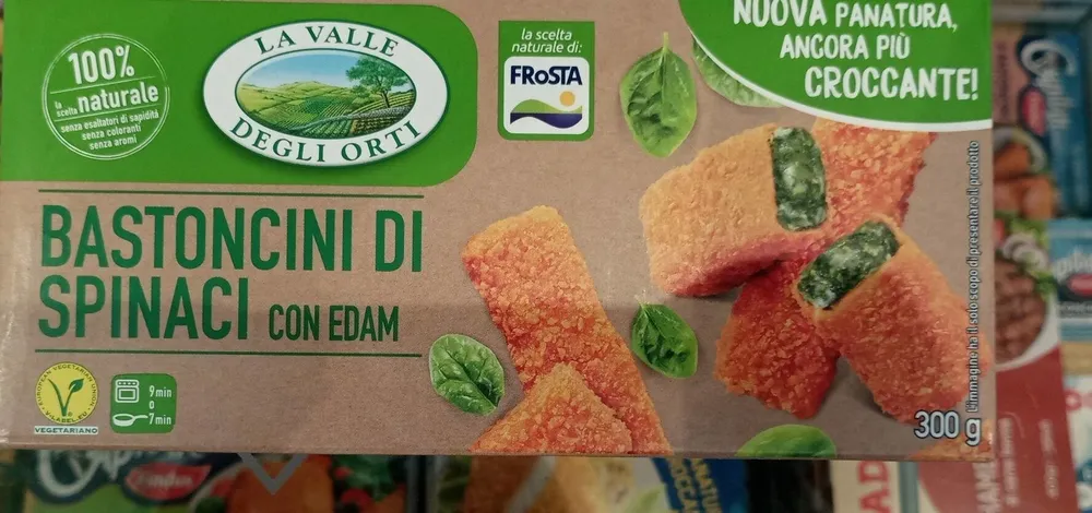 Bastoncini di spinaci con edam