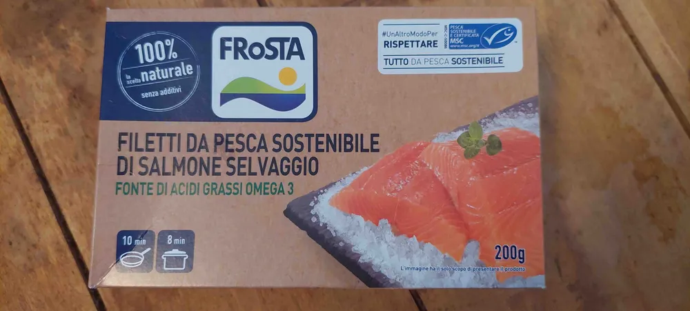 Filetti da pesca sostenibile di salmone selvaggio