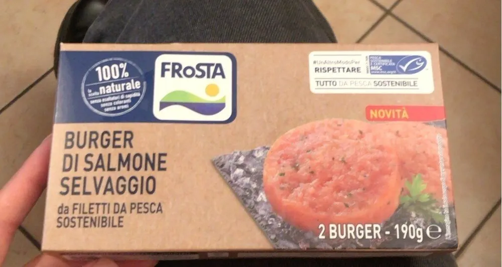 BURGHER DI SALMONE SELVAGGIO