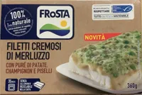 Filetti cremosi di merluzzo con puré di patate