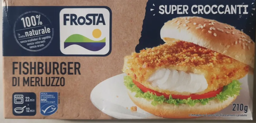 Fishburger di merluzzo