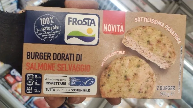 Burger di salmone