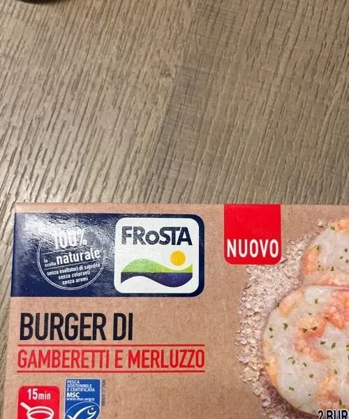 Burger gamberetti e merluzzo