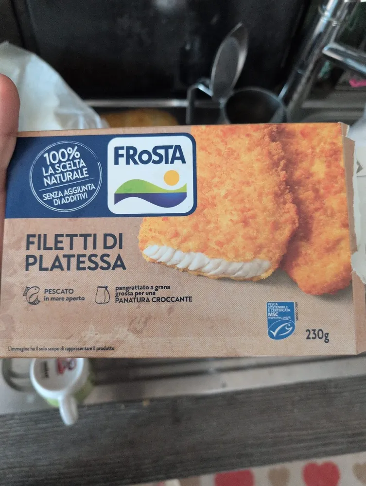 Filetto di platessa in croccante panatura