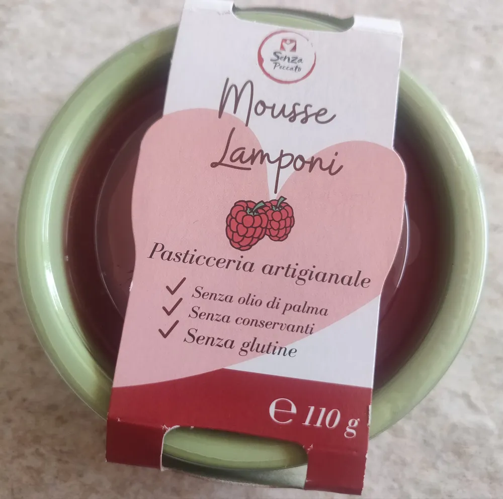 mousse lamponi