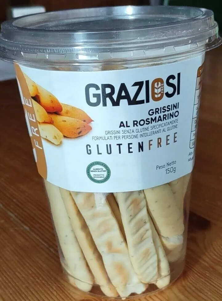 Grissini al rosmarino gluten free