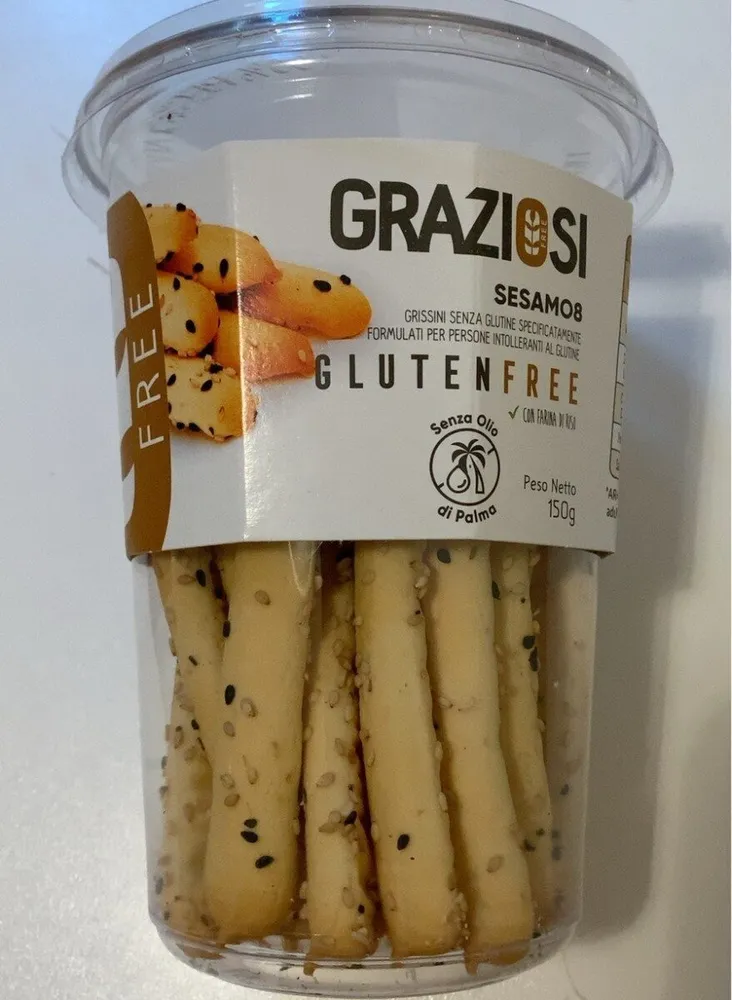 Sesamo8 Grissini senza glutine