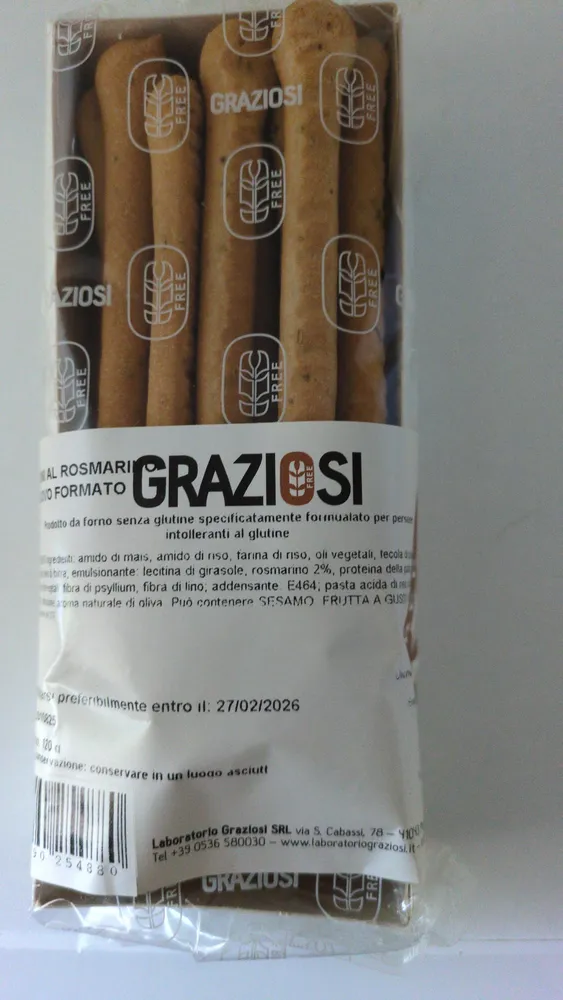 GRAZIOSI Grissini al rosmarino