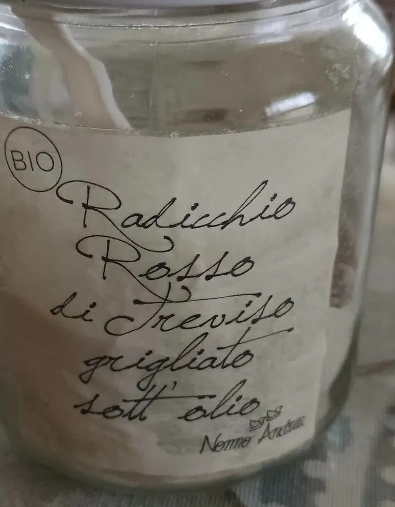 Radicchio rosso di creniso grigliato sott'olio