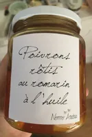 Poivrons rotis au romarin à l'huile