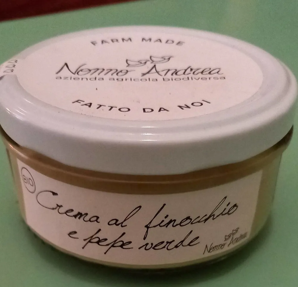 Crema al finocchio e pepe verde