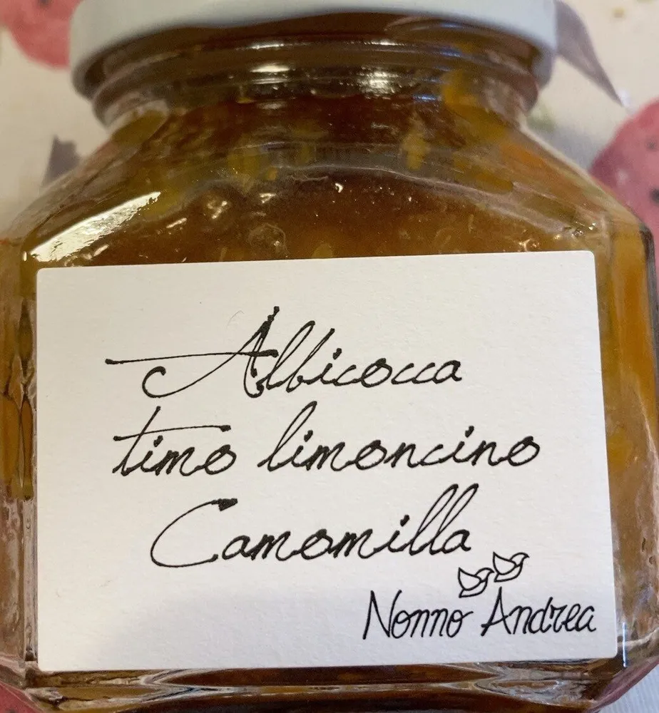 Marmellata albicocca timo limoncino camomilla