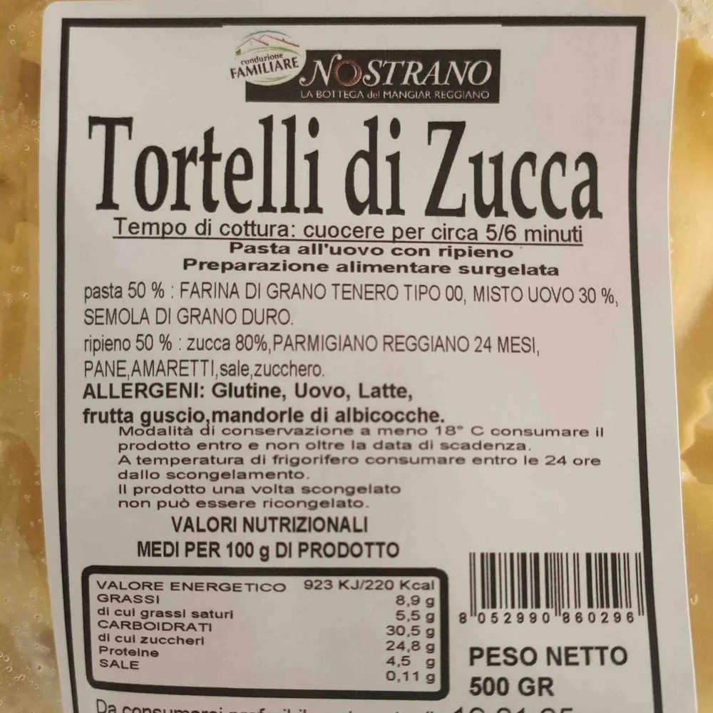 Tortelli di zucca
