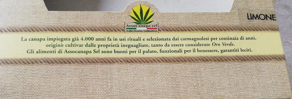 Crostata casalinga canapa e limone