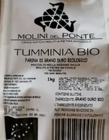 Farina Tumminia Bio (grano duro integrale)