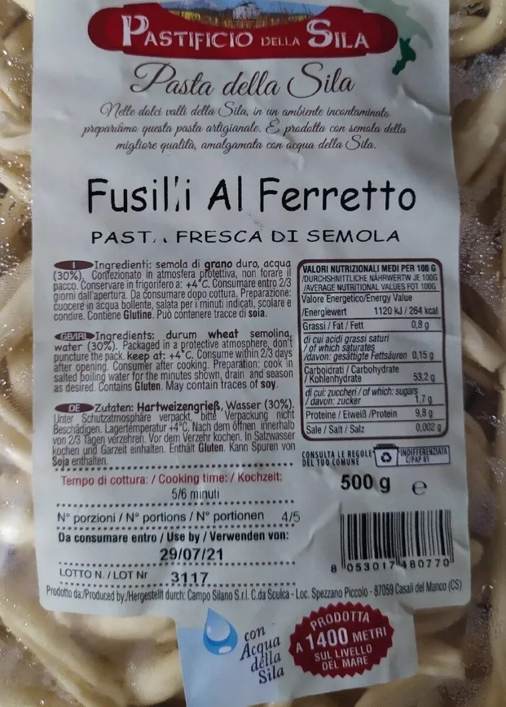 Fusilli al ferretto