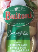 Ravioli Jambon Cuit, Petits Pois et Mozzarella