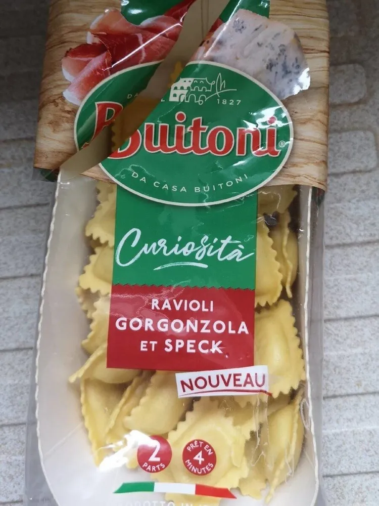 Ravioli Gorgonzola et Speck