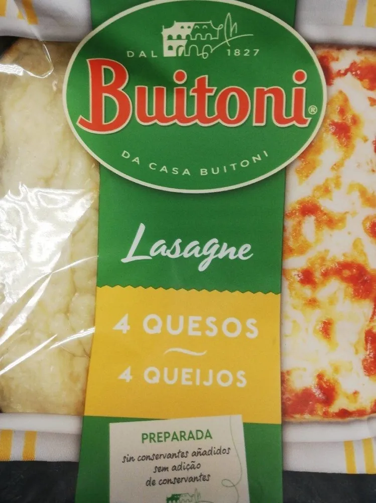 Buitoni lasaña 4 quesos