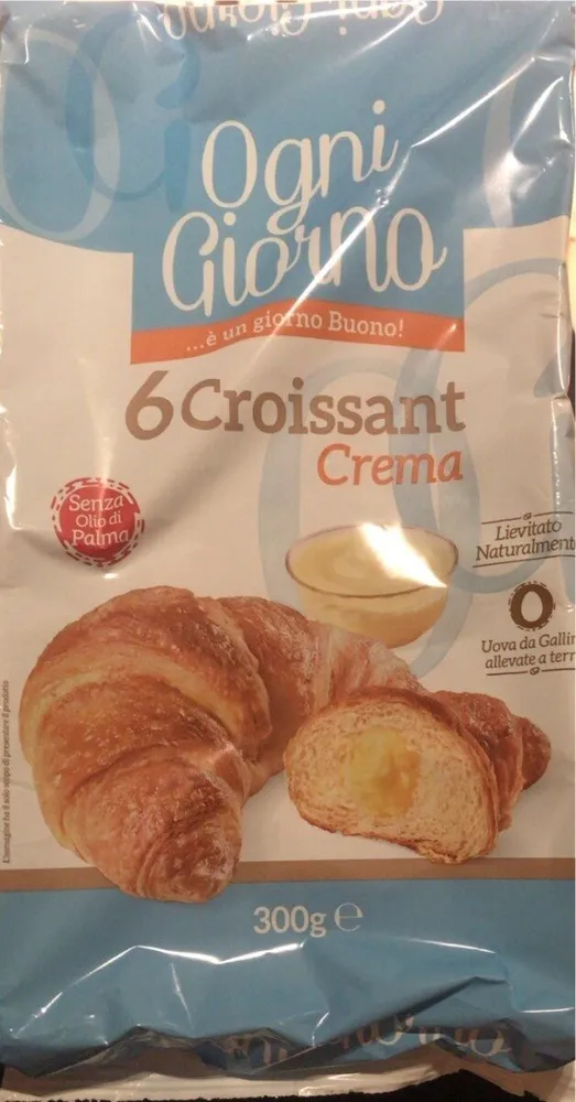 Croissant alla crema