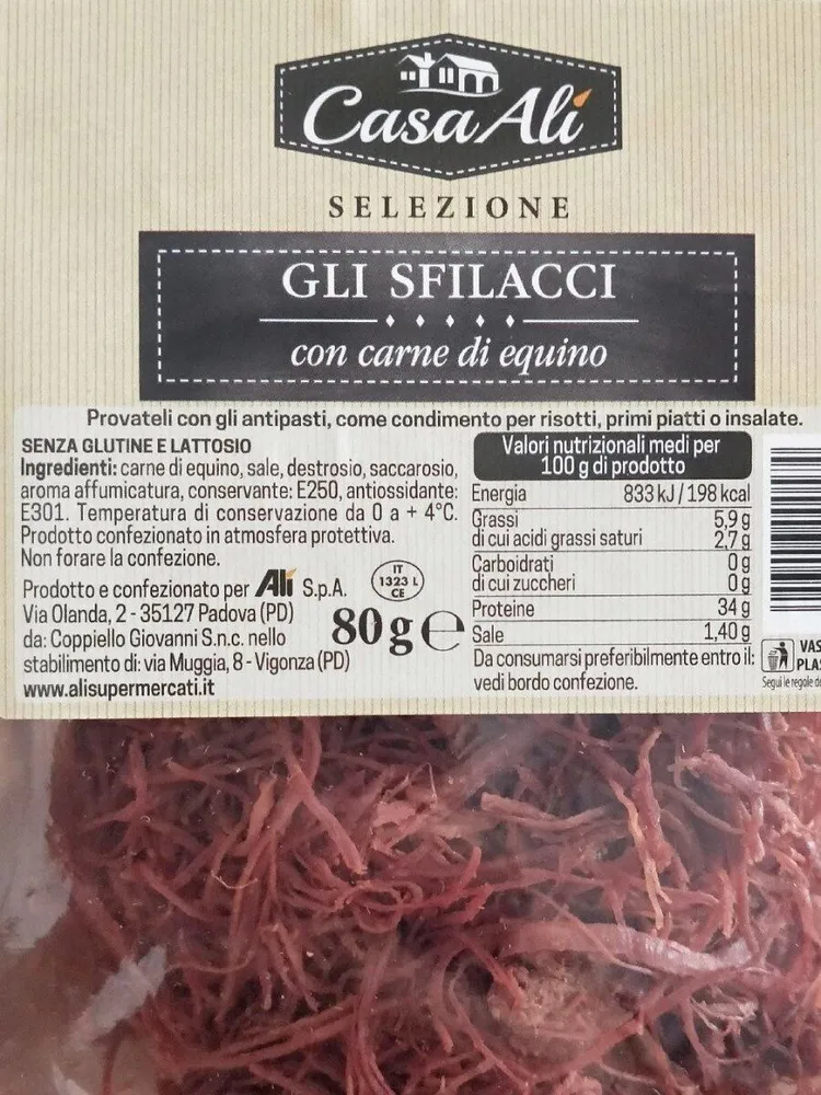 Sfilacci di equino