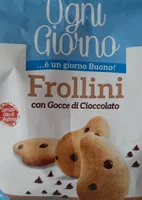 Frollini con gocce di cioccolato