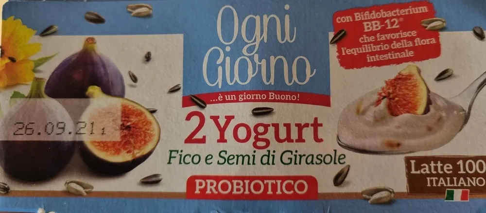 Ogni Giorno Yogurt Fico e Semi di Girasole