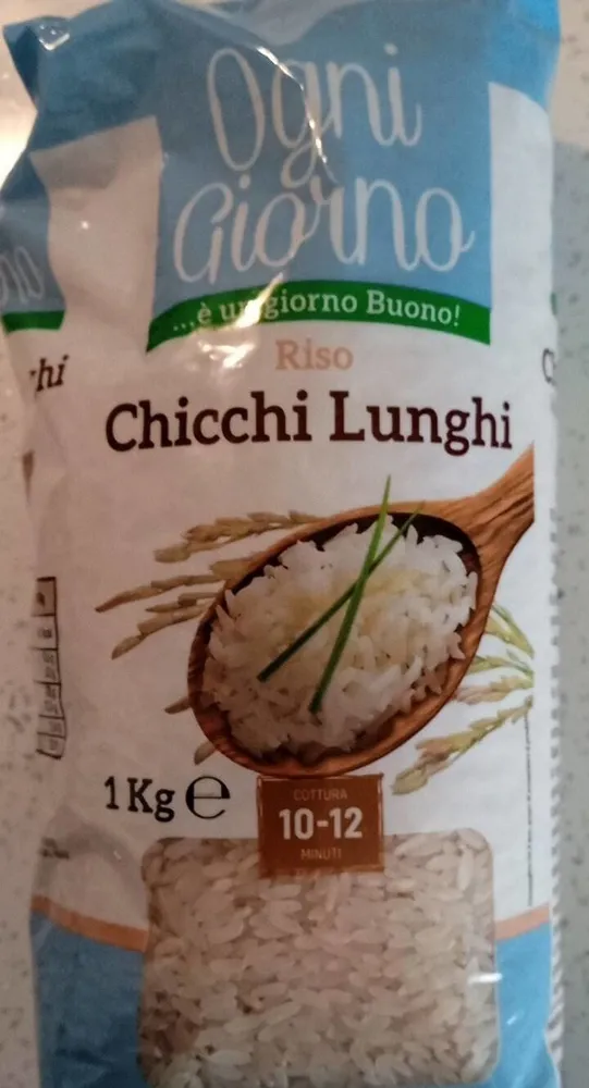 Riso chicchi lunghi