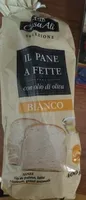 Il pane a fette con olio di oliva bianco