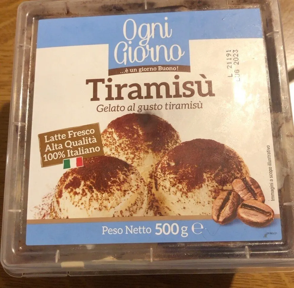 Gelato al gusto iramisu