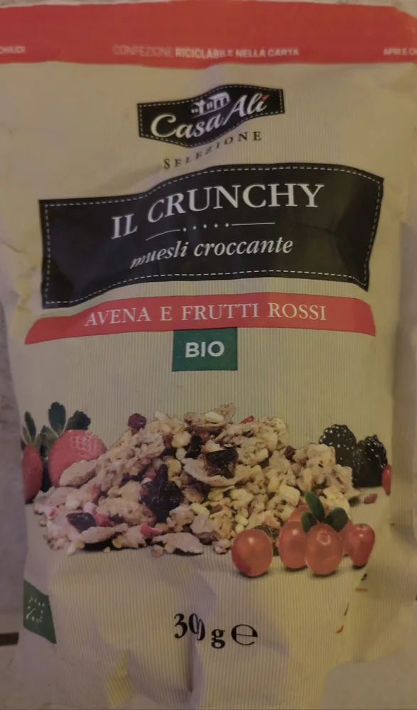 il crunchy avena e frutti rossi