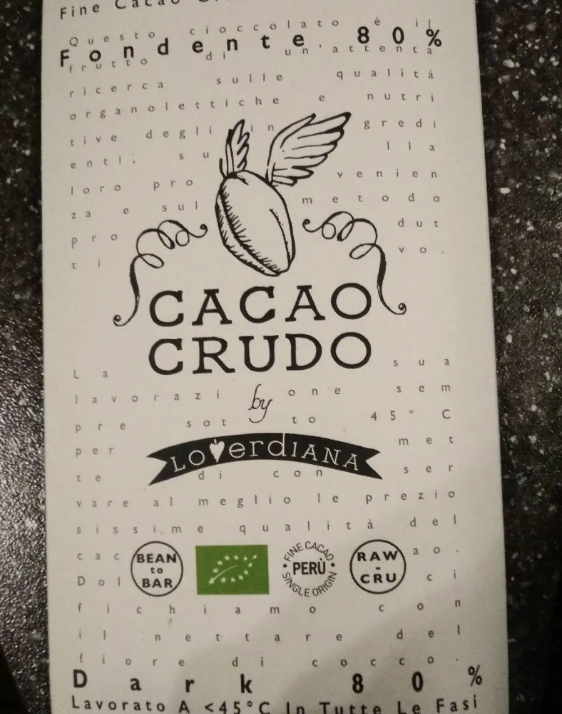 Cacao crudo Fondente 80%